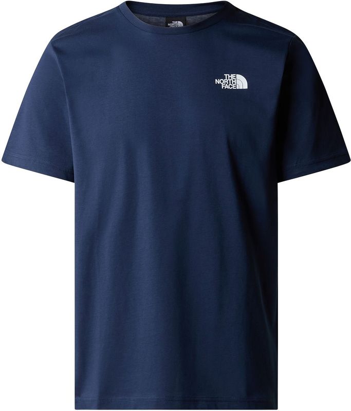 The North Face - SS Box Nse Tee - T-shirt - Summit Navy/TNF White