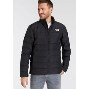 The North Face - Aconcagua 3 - Donsjack - Zwart/Grijs - Isolerend, 100% Polyester, DWR-geïmpregneerd