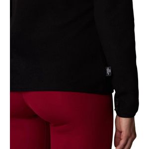 The North Face - 100 Glacier Full Zip - Fleece - Zwart - Gerecycled Materiaal