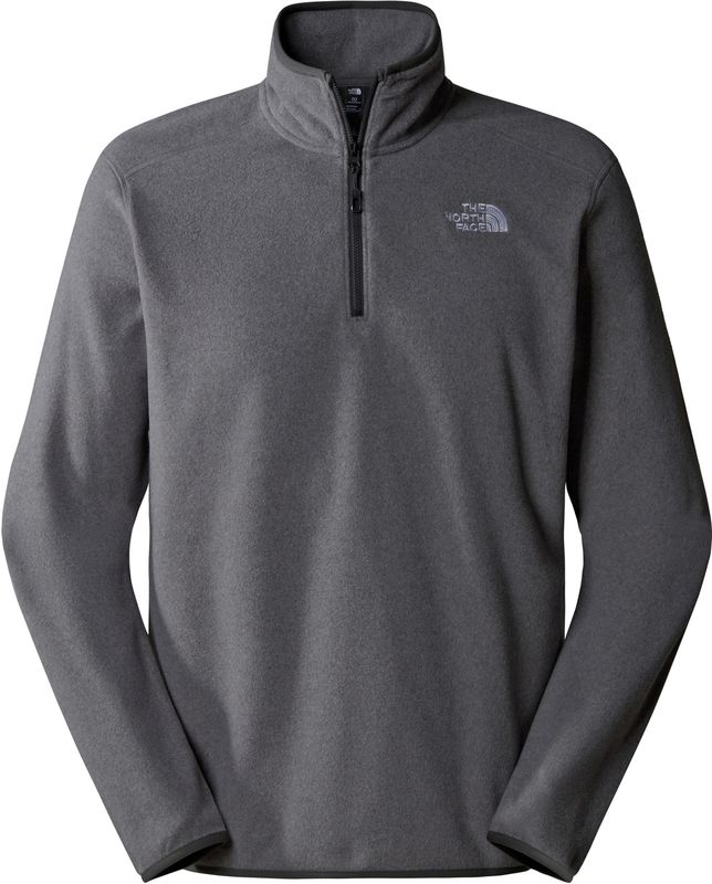 The North Face - 100 Glacier 1/4 Zip - Vest - TNF Medium Grey Heather - 100% Polyester