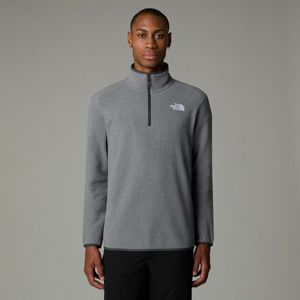 Fleece jas 1/4 rits glacier THE NORTH FACE. Polair tricot materiaal. Maten XS. Grijs kleur