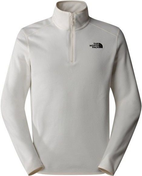 The North Face 100 Glacier 1/4 Zip Trui voor heren White Dune/Npf M