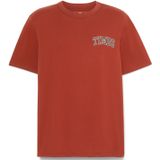 Timberland - Short Sleeve Chest Timbs Graphic Tee - T-Shirt - Burnt Henna - 100% Katoen