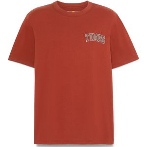 Timberland - Short Sleeve Chest Timbs Graphic Tee - T-Shirt - Burnt Henna - 100% Katoen
