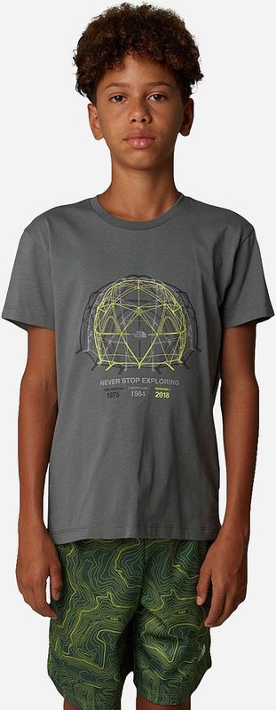 The North Face - S/S Relaxed Graphic T-Shirt - Katoen - Blauw