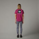 The North Face - Redbox Tek S/S Relaxed Tee - T-shirt - Purper/Roze - 100% Katoen