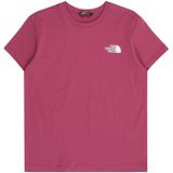 The North Face - Redbox Tek S/S Relaxed Tee - T-shirt - Purper/Roze - 100% Katoen