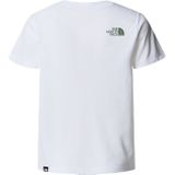 Tnf - T-shirt - Tnf White/Jij - Jersey - Korte Mouwen