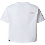 The North Face - Short Sleeve Crop Easy T-Shirt - Meisjes - Lichtgewicht Katoenmix
