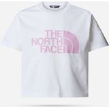 The North Face - Short Sleeve Crop Easy T-Shirt - Meisjes - Lichtgewicht Katoenmix