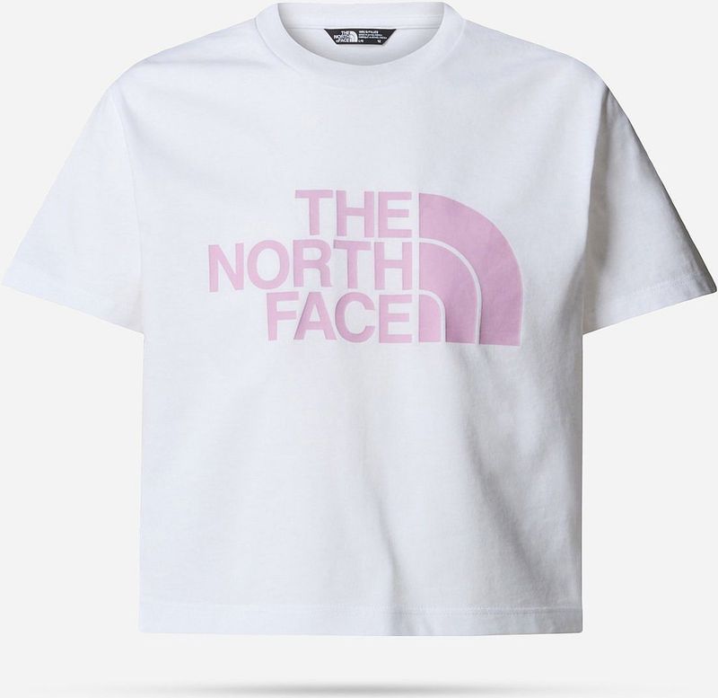 The North Face - Short Sleeve Crop Easy T-Shirt - Meisjes - Lichtgewicht Katoenmix
