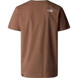 The North Face Simple Dome T-shirt Voor Heren Latte male