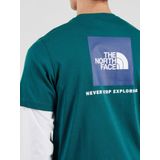 The North Face - Short Sleeve Box T-Shirt - Zwart - Katoen