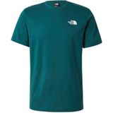 The North Face - Short Sleeve Box T-Shirt - Zwart - Katoen