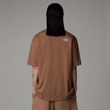 The North Face - Oversized Simple Dome - T-shirt - Latte - Katoen