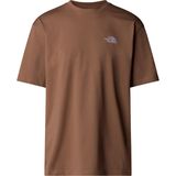 The North Face - Oversized Simple Dome - T-shirt - Latte - Katoen