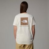 The North Face Womens S/S Box NSE Relaxed Tee T-shirt (Dames |beige)