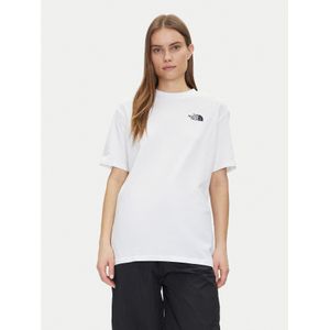 The North Face - S/S Essential Oversize Tee - T-Shirt - TNF White - 100% Katoen