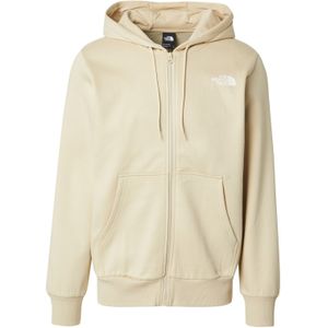 The North Face Simple Dome-hoodie Met Volledige Rits Voor Heren Gravel male