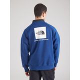 The North Face - Raglan Box NSE Crew - Trui - Estate Blue / TNF White - Katoen / Polyester
