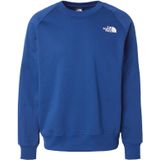 The North Face - Raglan Box NSE Crew - Trui - Estate Blue / TNF White - Katoen / Polyester