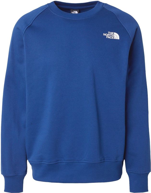 The North Face - Raglan Box NSE Crew - Trui - Estate Blue / TNF White - Katoen / Polyester