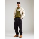 T-shirt - Zwart - Katoen - Logoprint - Normale Pasvorm