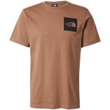 The North Face Fine-T-shirt - Latte - Regular Fit - Katoenmix