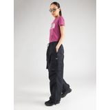 T-shirt - Ronde Hals - Jersey - Logoprint - Kwartmouw