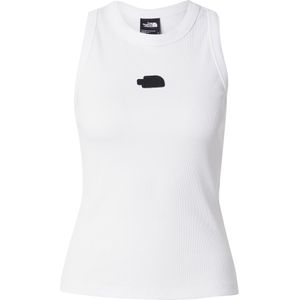 The North Face Slim Rib T-Shirt voor dames Tnf White M