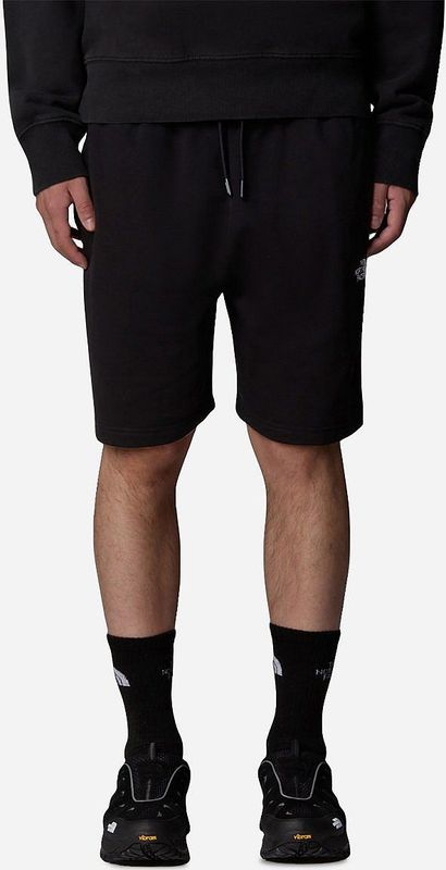 The North Face - Essential Relaxed - Korte Broeken - Zwart - Opgeborsteld Polykatoen