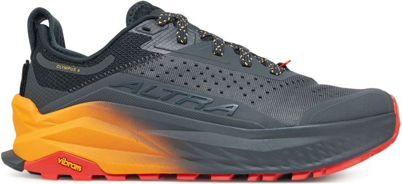 Altra - Trailschoenen M Olympus 6 Black/Orange voor Heren