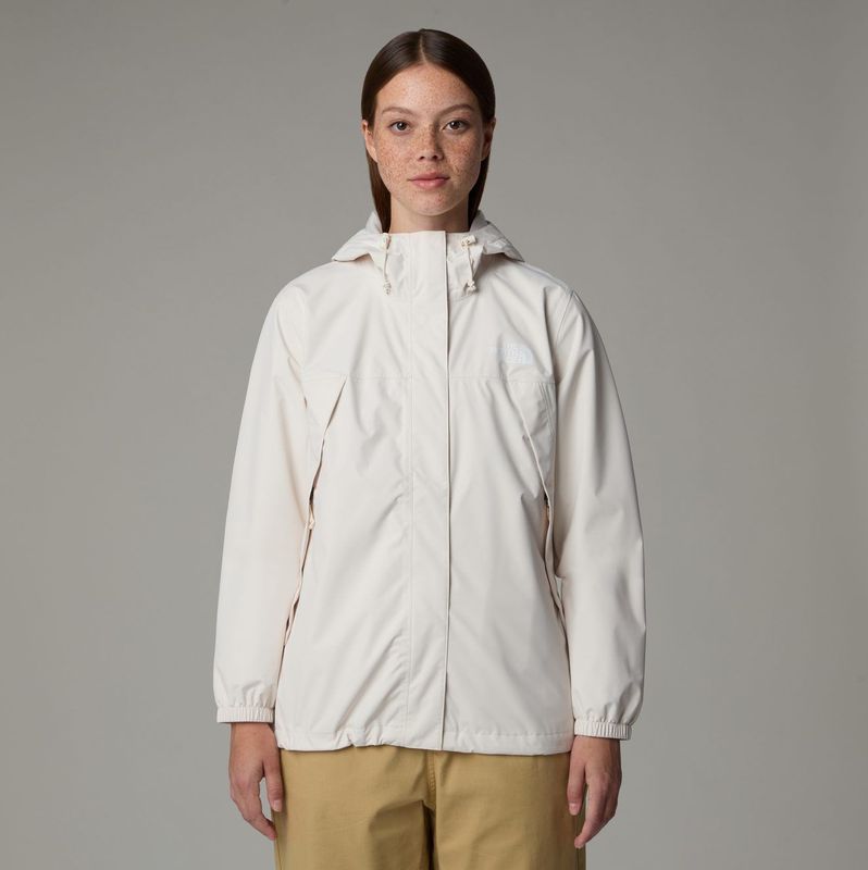 The North Face - Antora Rain Jacket - Jas - White Dune - 100% Polyester