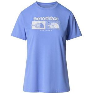 The North Face - Foundation T-shirt - Virtual Blue - Katoen - Dames