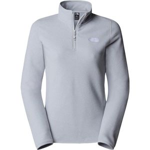 The North Face 100 Glacier-fleece Met Kwartrits Voor Dames Tnf Light Grey Heather-npf female