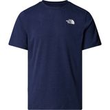 The North Face - 24/7 T-shirt - Summit Navy Dark Heather - Gerecycled Materiaal - FlashDry Technologie