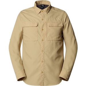 The North Face - L/S Sequoia Shirt - Overhemd - Beige - 100% Polyamide