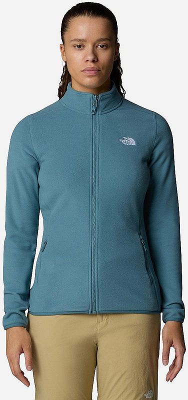 The North Face Fleece Vest Dames - 100 Glacier Full-Zip - Groen