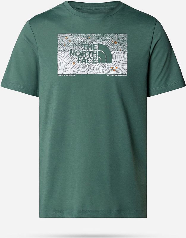 The North Face - Foundation Abstract Graphic - T-shirt - Zwart - Polyester