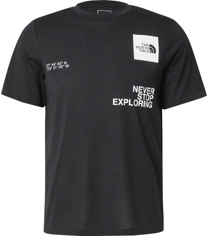 The North Face - Foundation Mountain Coordinates - T-shirt - Zwart