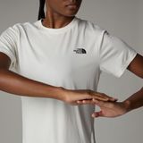 The North Face Womens Flex S/S Tee Reg Sportshirt (Dames |wit/grijs)
