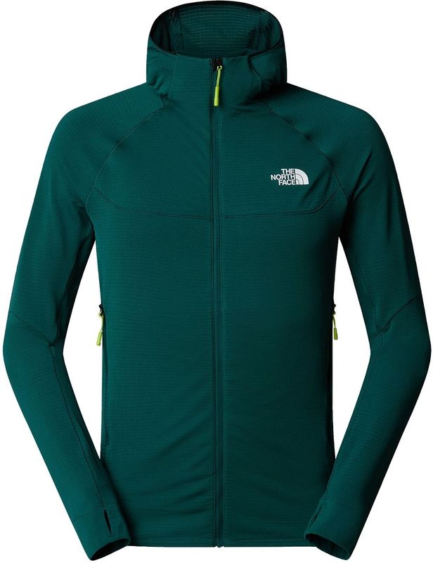 The North Face - Bolt Polartec Hoodie - Fleecevest - Groen - Polygiene-behandeling