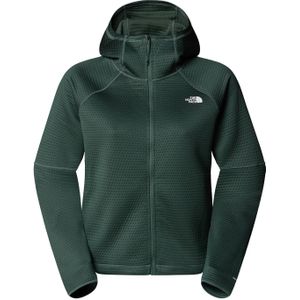 The North Face - Dotknit Thermal Fullzip Hoodie - Fleecevest - Groen/Blauw - 100% Polyester
