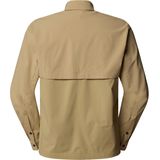 The North Face Lightrange Shirt Overhemd Beige 100% Polyester DWR-geïmpregneerd