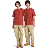 Timberland - Washed Boot Lab Back Graphic Tee - T-Shirt - Burnt Henna - 100% Organisch Katoen