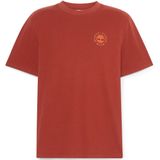 Timberland - Washed Boot Lab Back Graphic Tee - T-Shirt - Burnt Henna - 100% Organisch Katoen