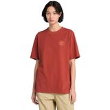 Timberland - Washed Boot Lab Back Graphic Tee - T-Shirt - Burnt Henna - 100% Organisch Katoen