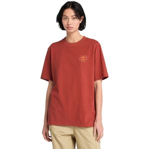 Timberland - Washed Boot Lab Back Graphic Tee - T-Shirt - Burnt Henna - 100% Organisch Katoen