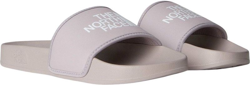 The North Face Base Camp III - Badslippers Dames - Moonstone Grey - Tnf White
