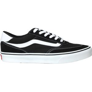 VANS Brooklyn LS SUEDE/CANVAS Heren Sneakers - BLACK/WHITE - Maat 46
